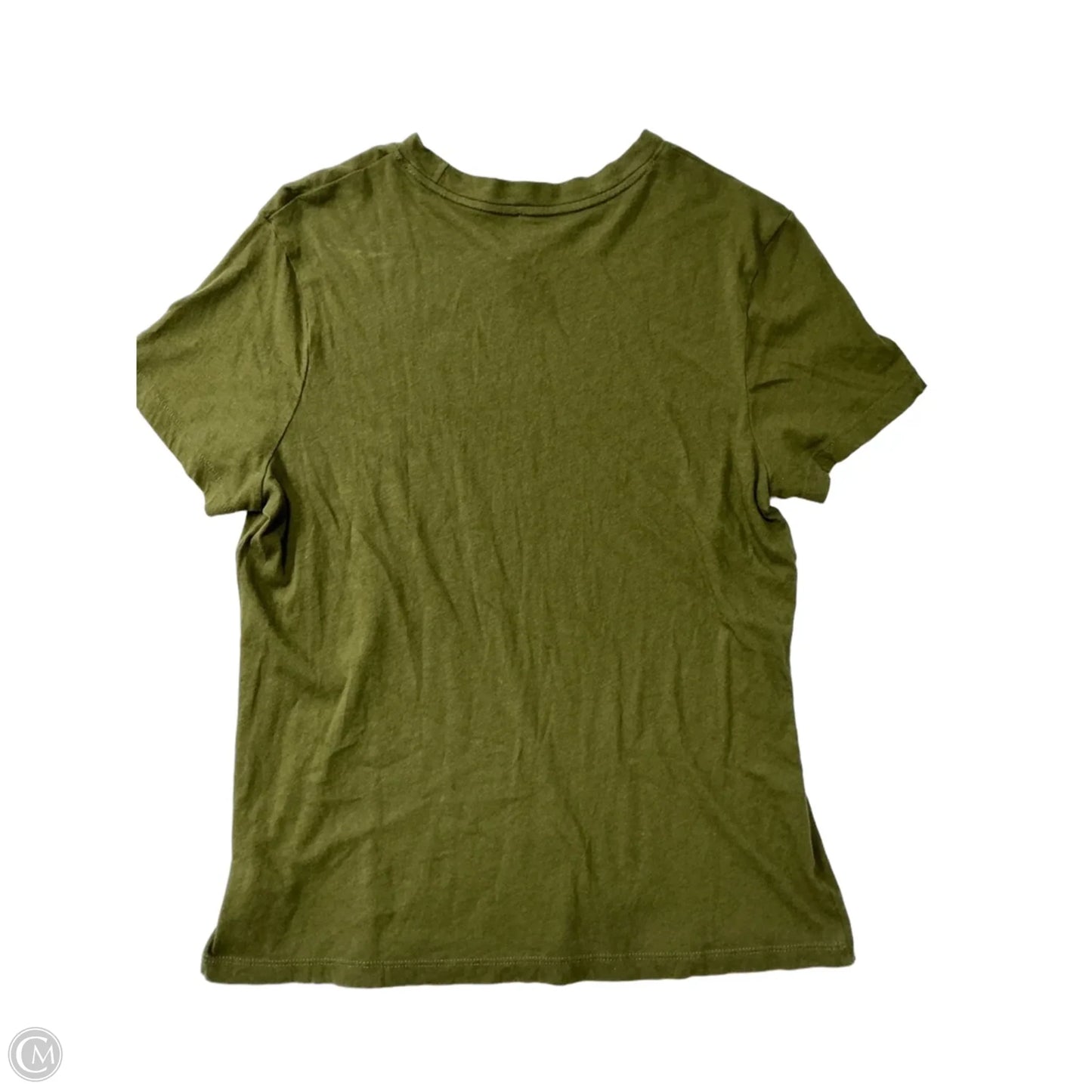 Top Short Sleeve Basic By A New Day In Green, Size: M