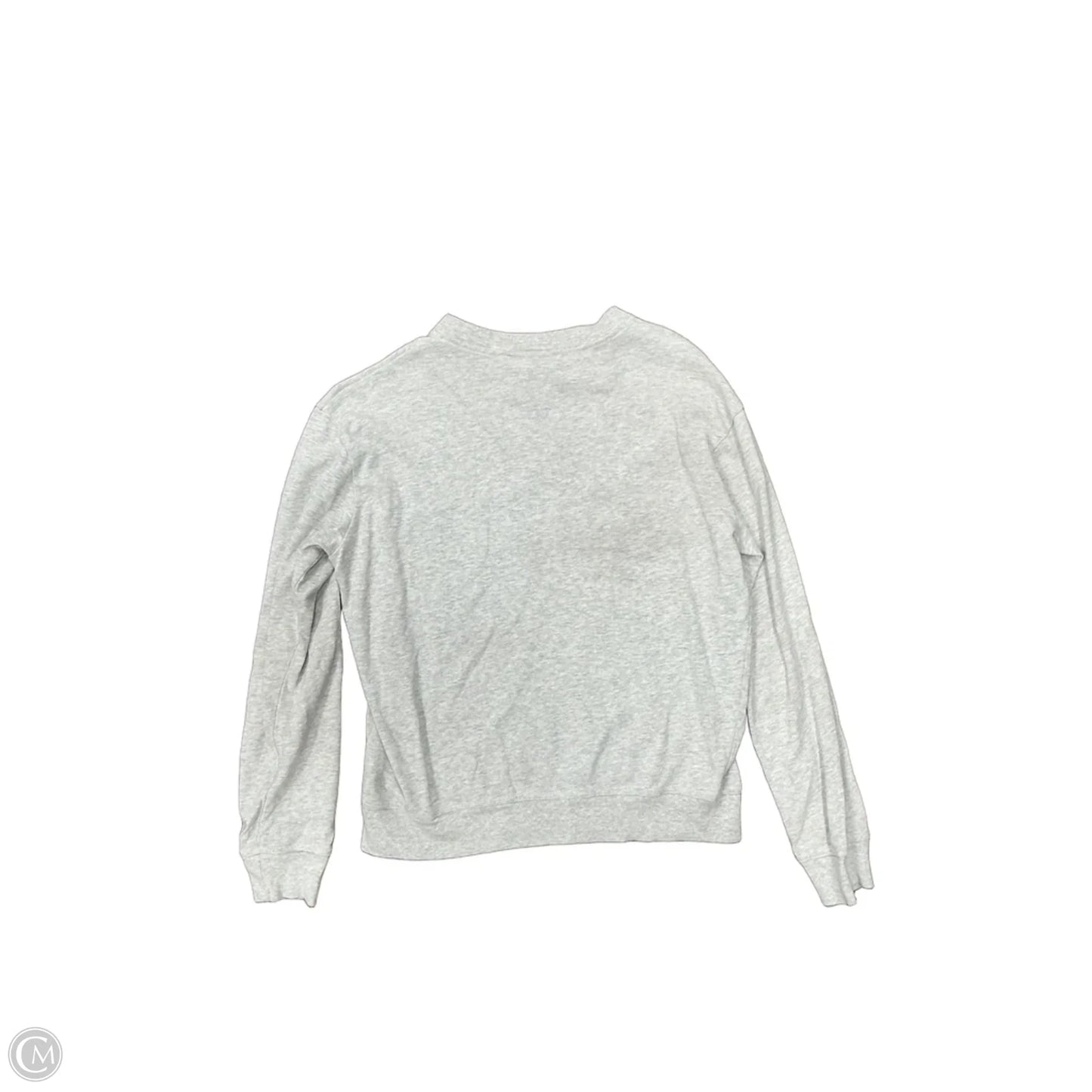 Top Long Sleeve By Nike Apparel In Grey, Size: S