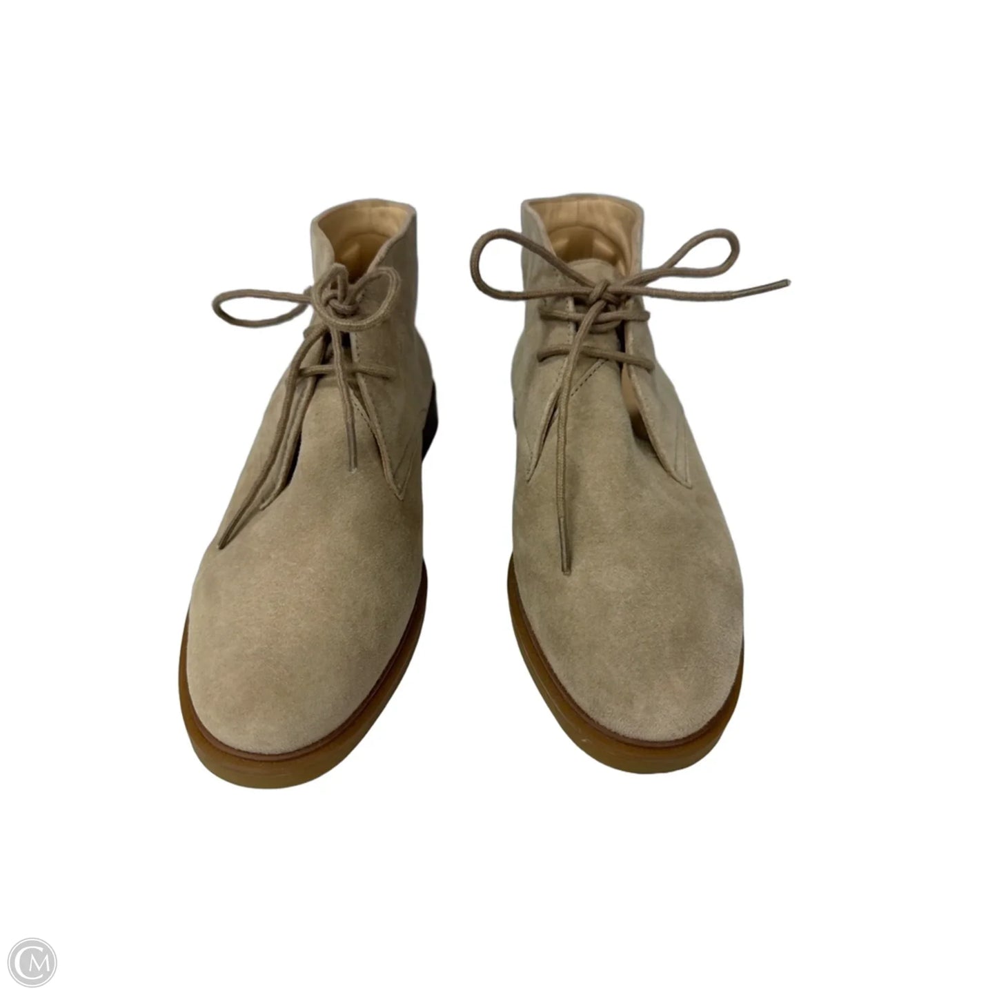 Boots Ankle Flats By Hush Puppies In Taupe, Size: 7.5