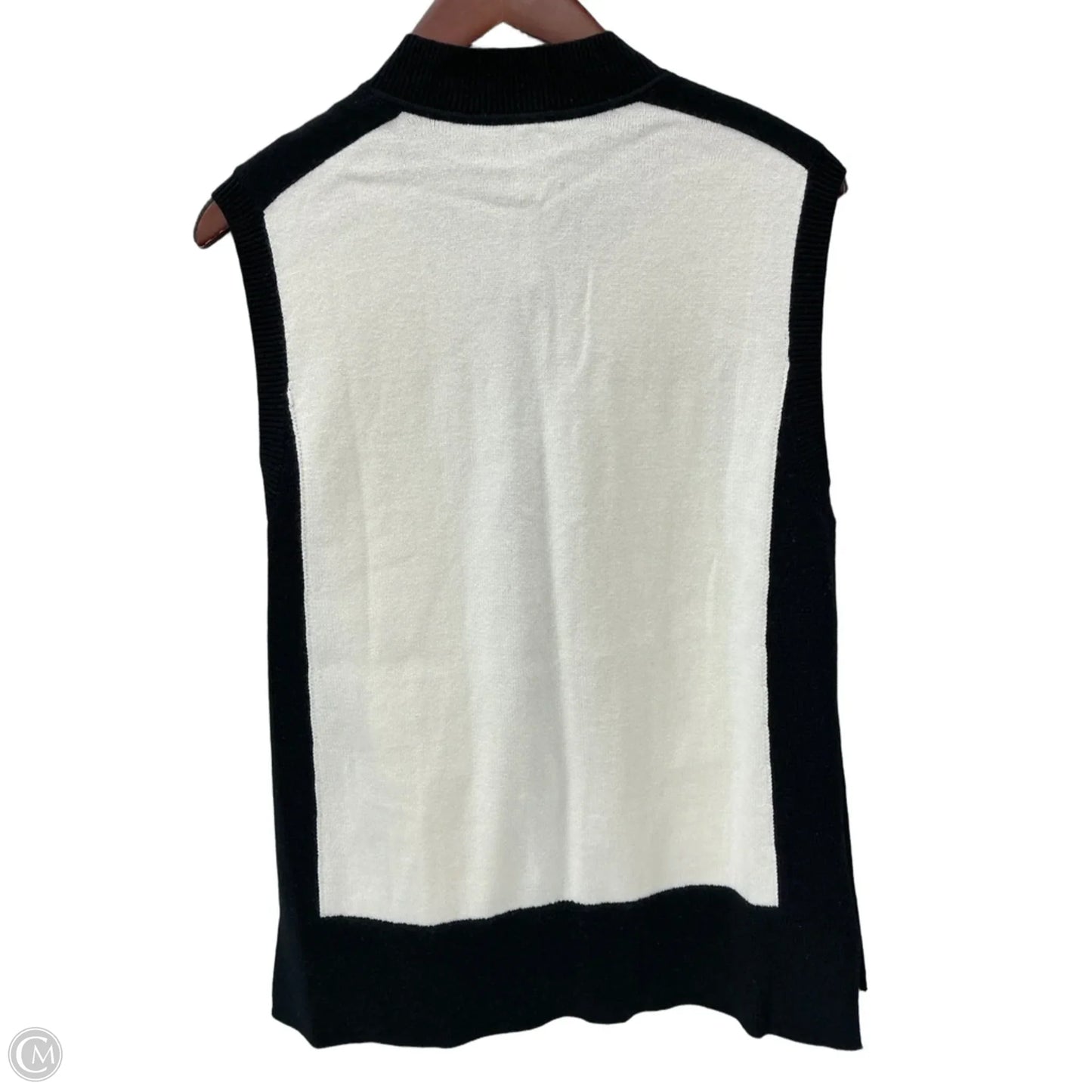 Cardigan By Talbots In Black & White, Size: Xs