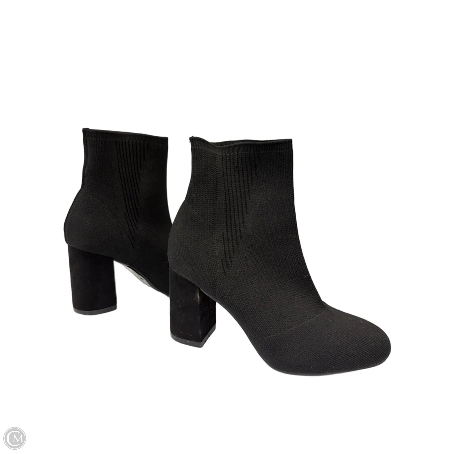 Boots Ankle Heels By Mia In Black, Size: 6