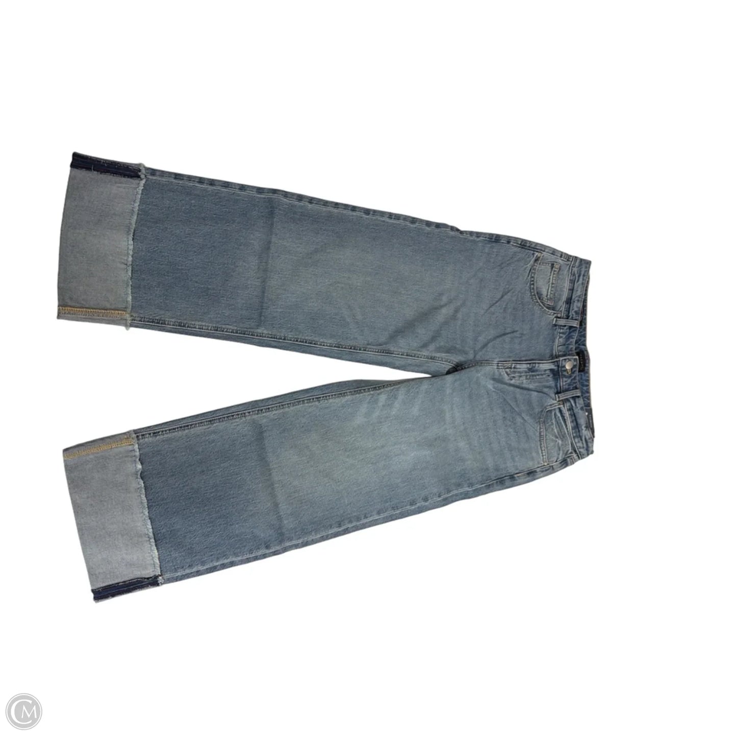Jeans Straight By Talbots In Blue Denim, Size: 4