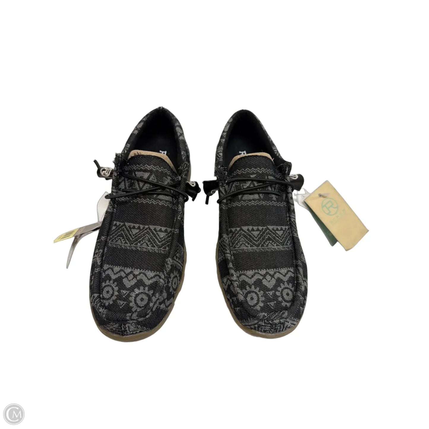 Shoes Flats By Roper In Black & Grey, Size: 6