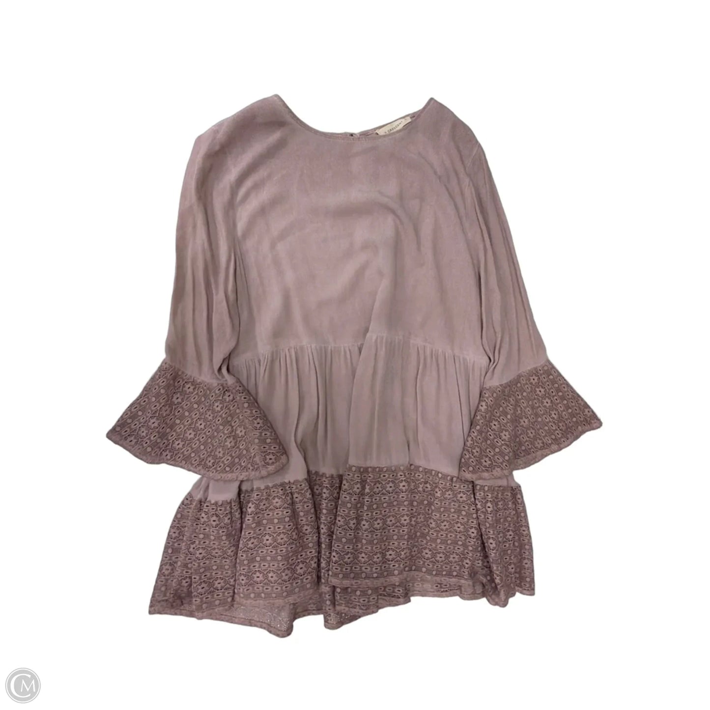 Top Long Sleeve By Clothes Mentor In Pink, Size: S
