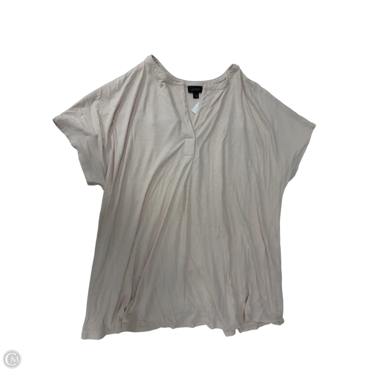 Top Short Sleeve By J. Jill In Pink, Size: 3x