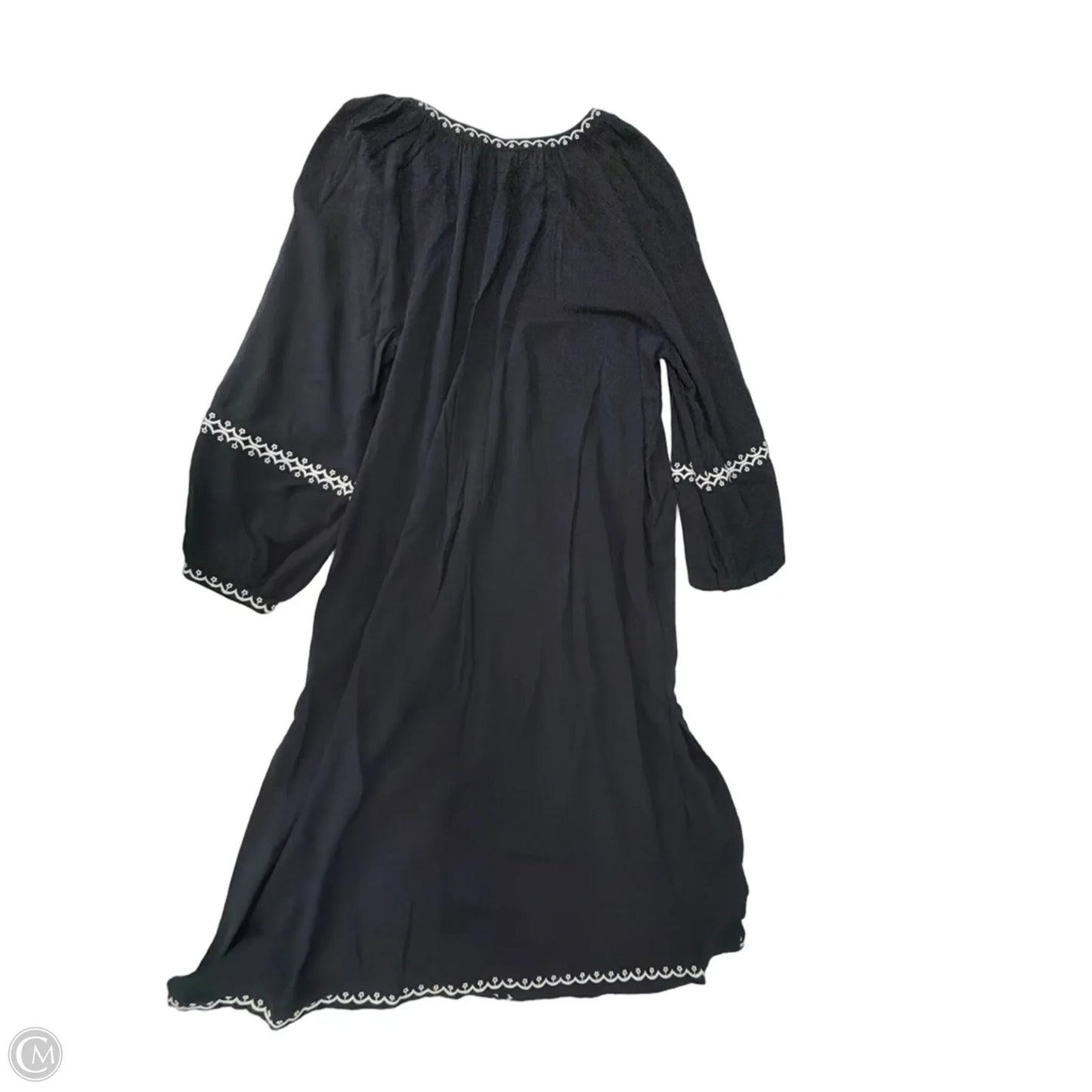 Dress Casual Midi By Old Navy In Black & White, Size: Lp