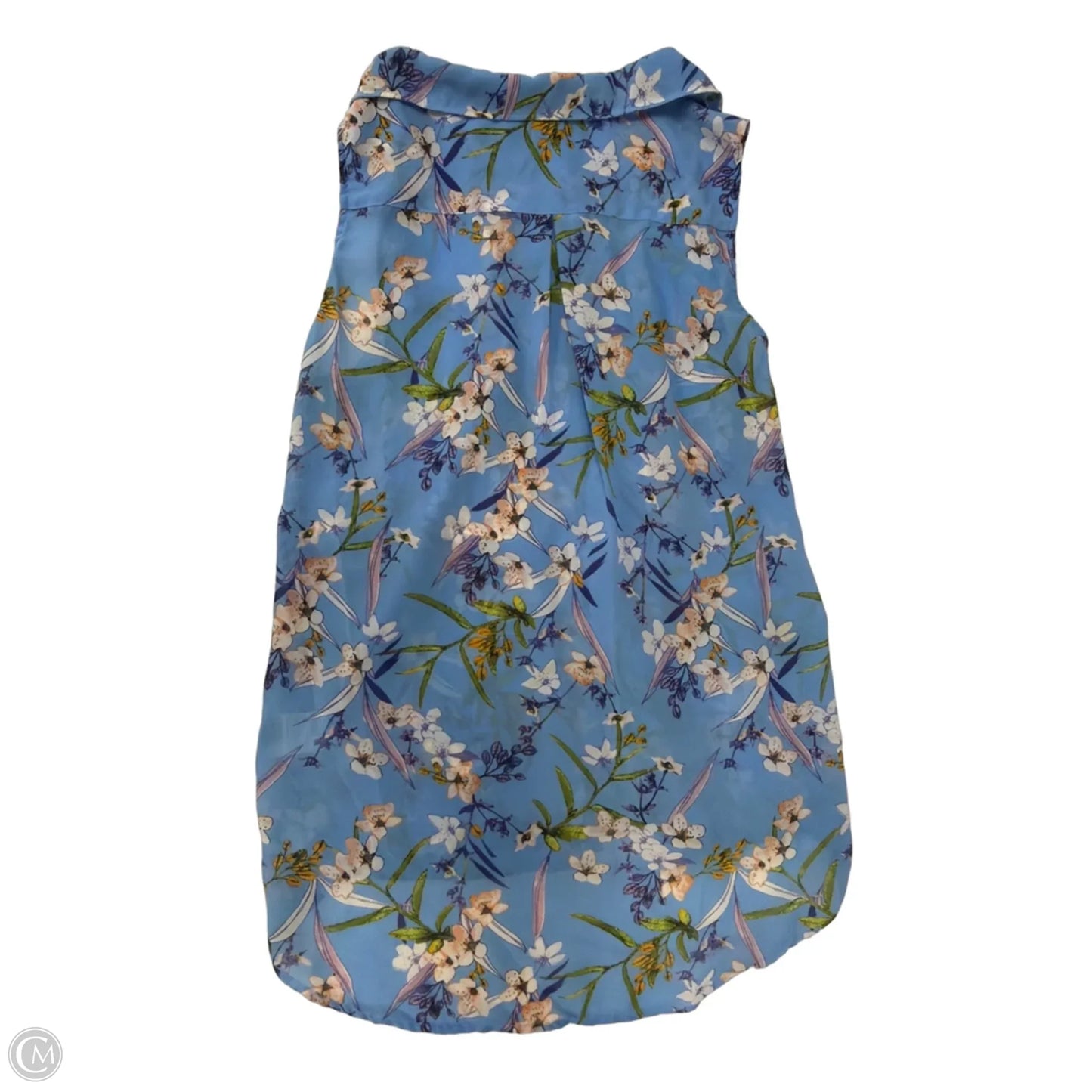 Top Sleeveless By H&m In Floral Print, Size: S