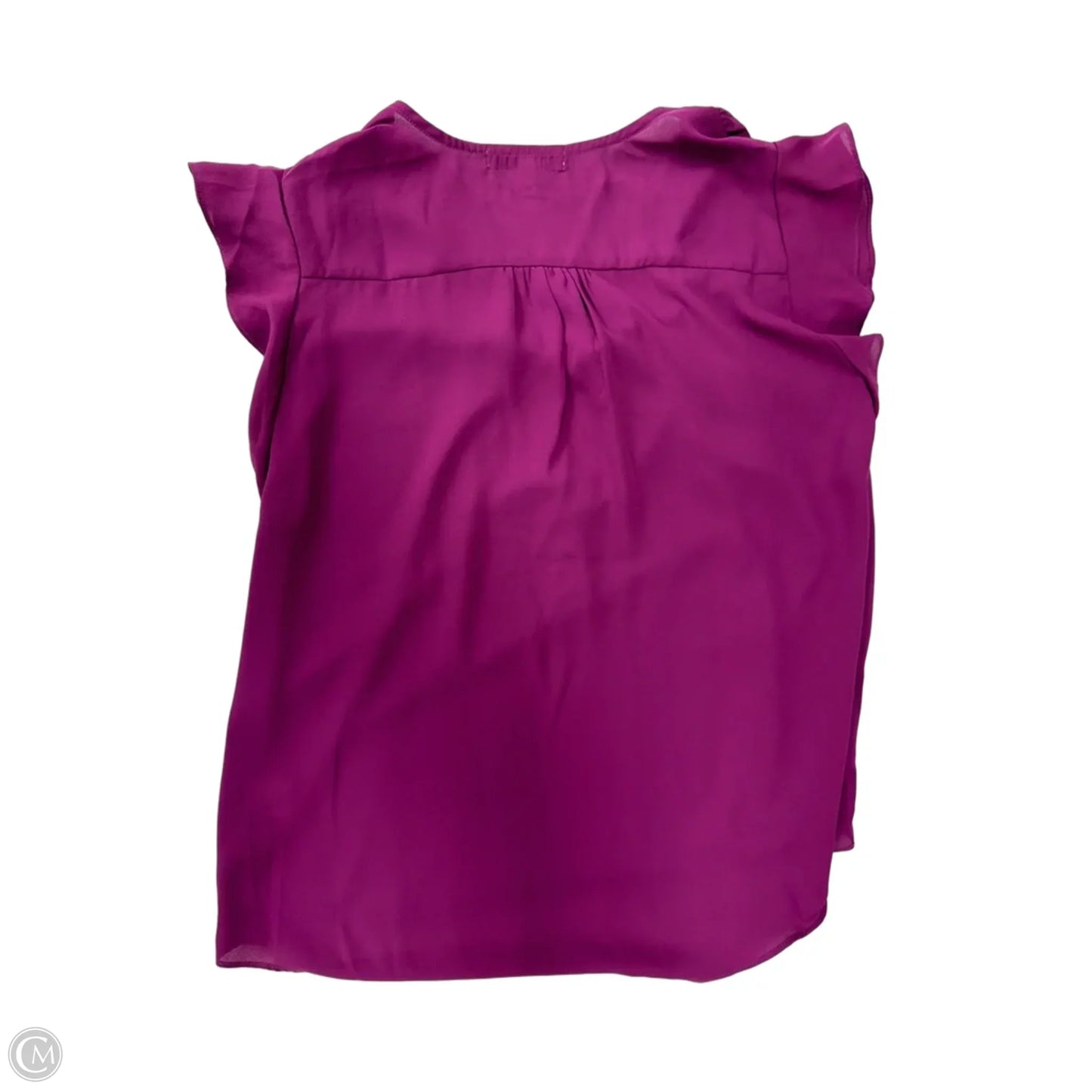 Top Short Sleeve By Chaus In Purple, Size: S