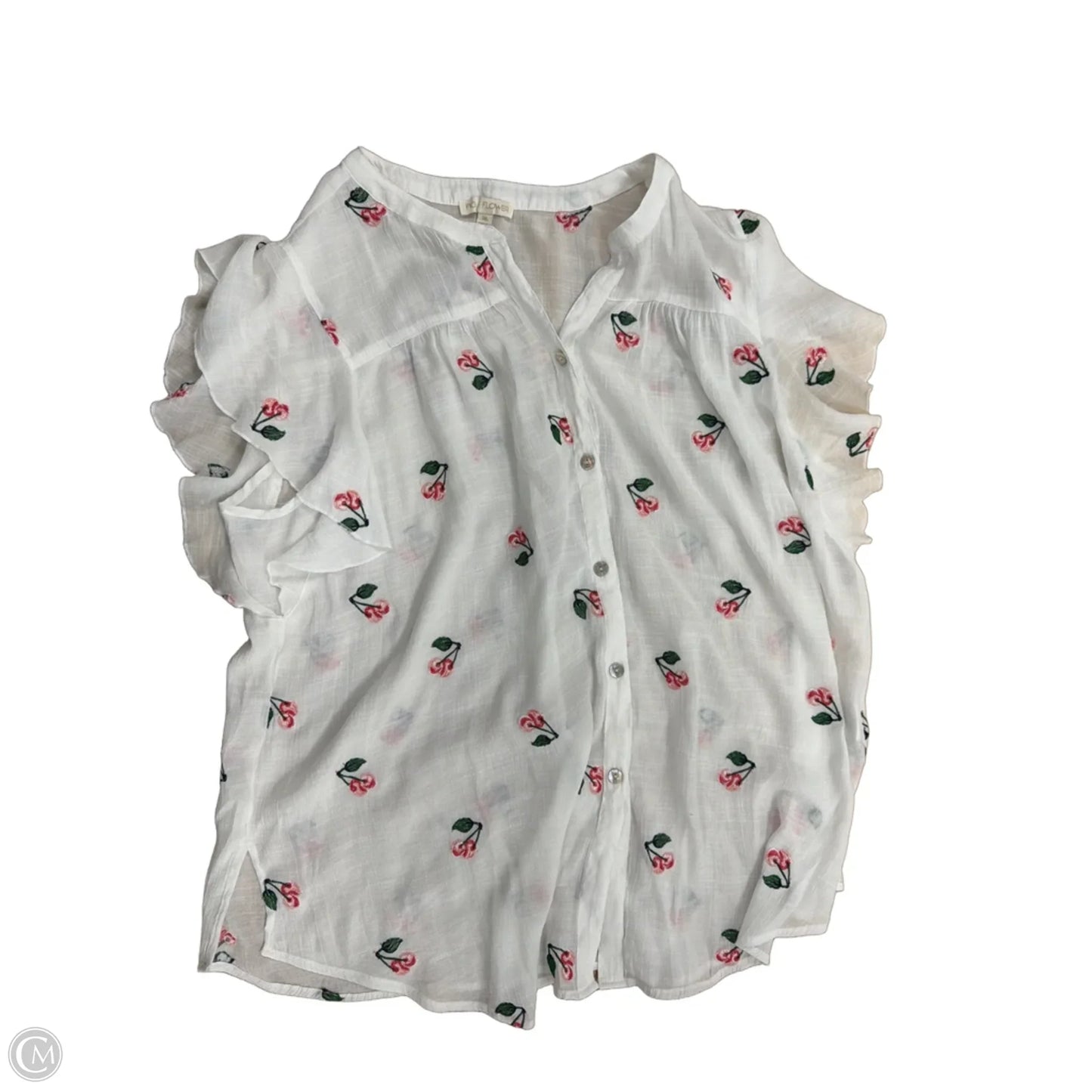 Top Sleeveless By Clothes Mentor In White, Size: 3x