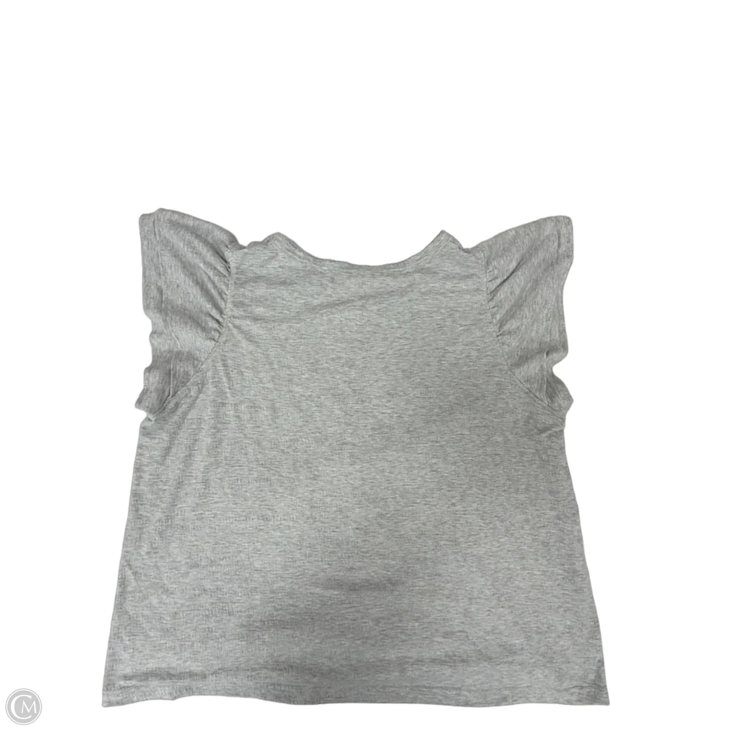 Top Short Sleeve By Jane And Delancey In Grey, Size: 2x