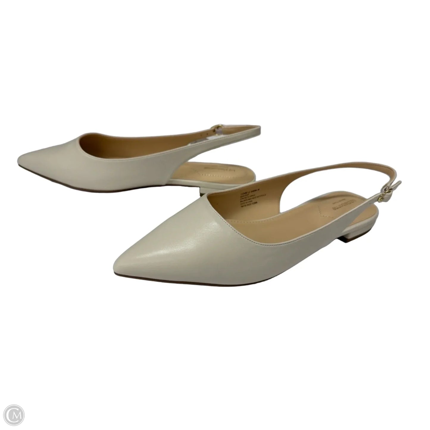 Shoes Flats By Liz Claiborne In Cream, Size: 10