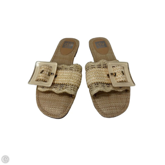 Sandals Flats By Dv In Tan, Size: 8