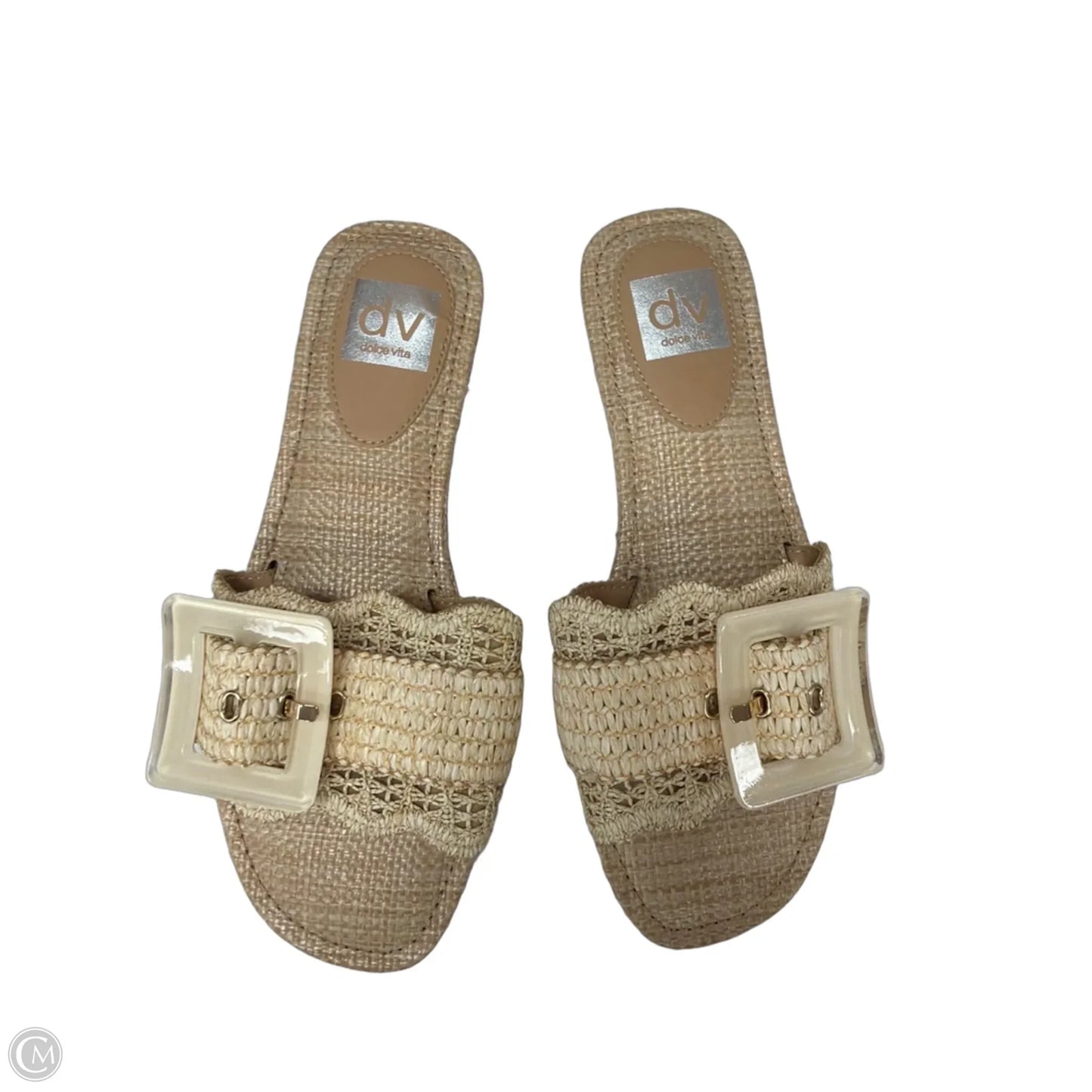 Sandals Flats By Dv In Tan, Size: 8