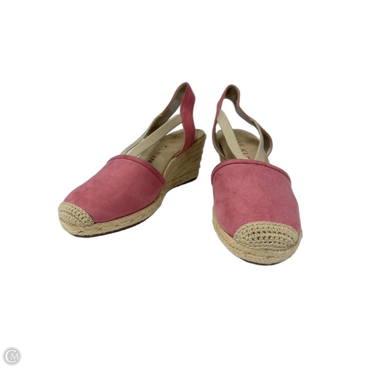 Shoes Heels Wedge By Anne Klein In Pink, Size: 7.5