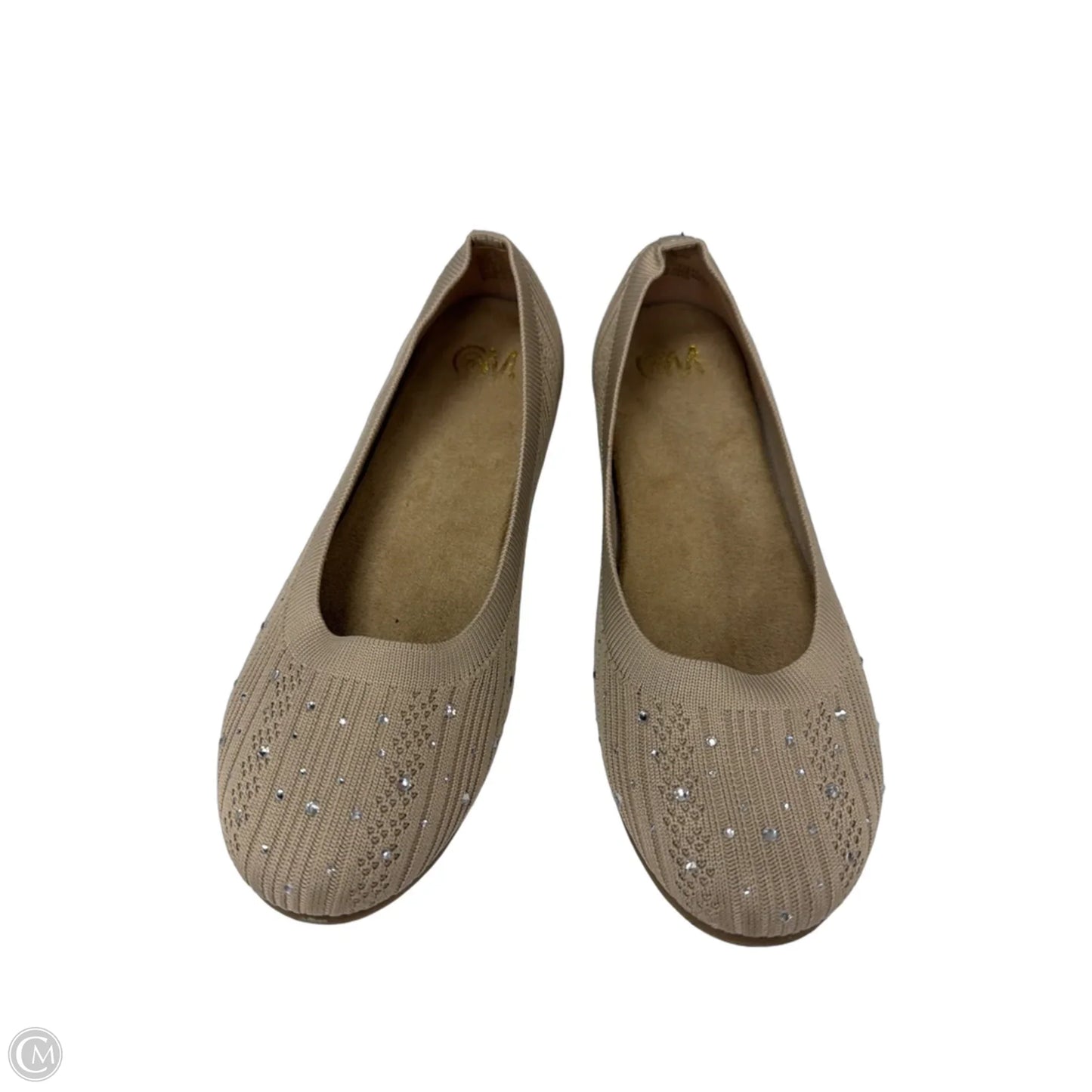 Shoes Flats By Clothes Mentor In Taupe, Size: 8