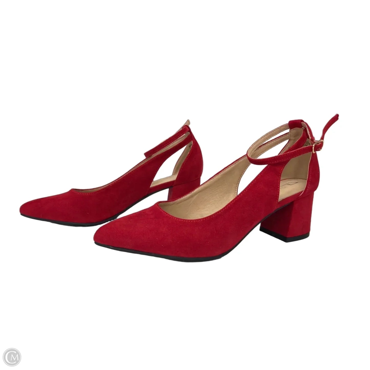 Shoes Heels Block By Cl By Chinese Laundry In Red, Size: 8