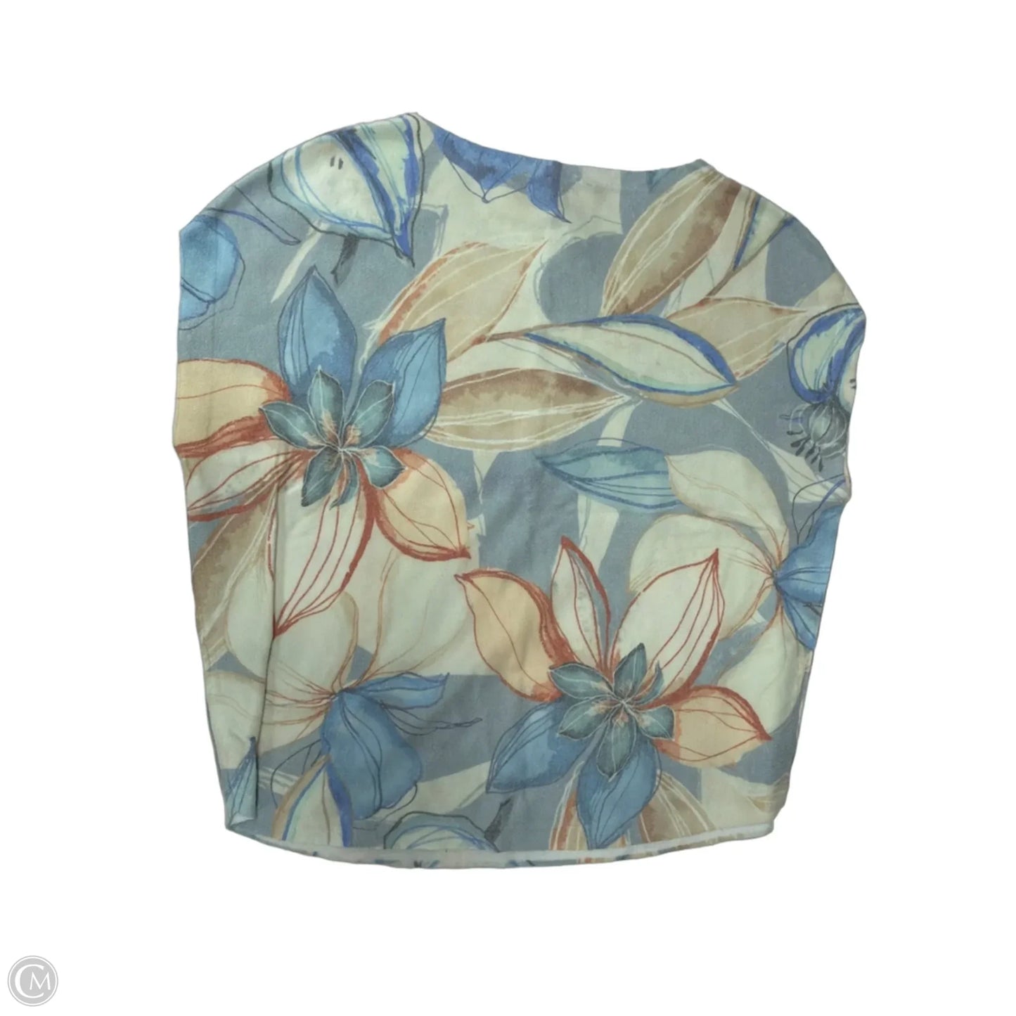 Top Sleeveless By Sioni In Tropical Print, Size: M