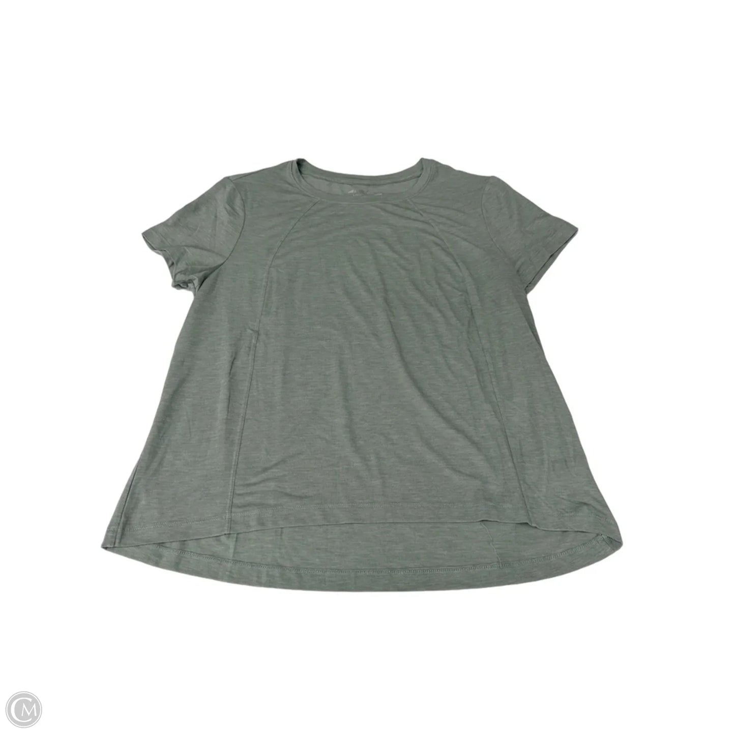 Athletic Top Short Sleeve By Avia In Green, Size: L