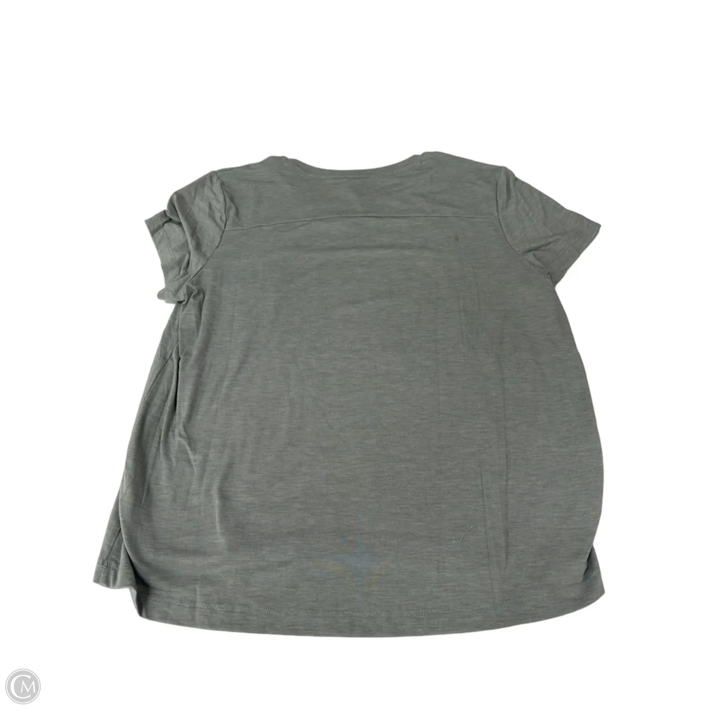 Athletic Top Short Sleeve By Avia In Green, Size: L