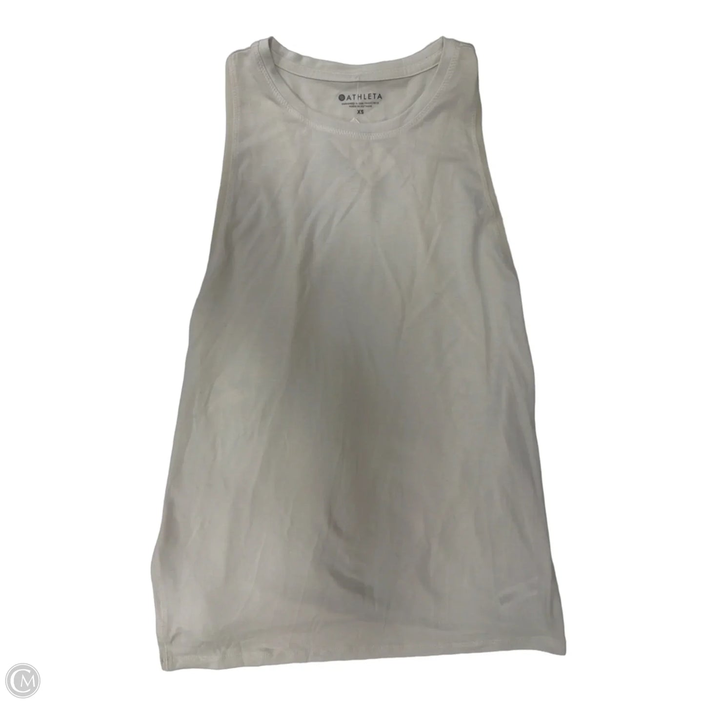 Athletic Tank Top By Athleta In White, Size: Xs