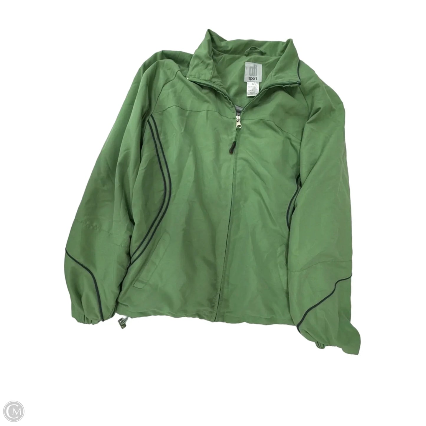 Athletic Jacket By Clothes Mentor In Green, Size: Mp