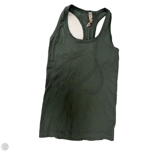 Athletic Tank Top By Crz Yoga In Green, Size: S
