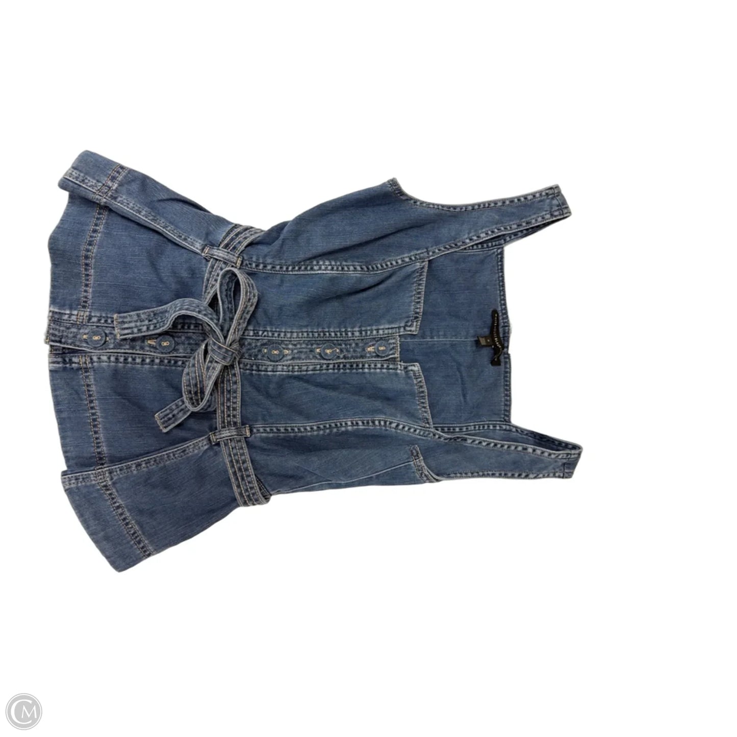Tank Top By White House Black Market In Blue Denim, Size: Xs
