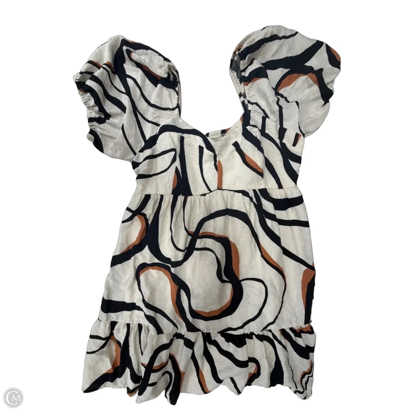 Dress Casual Short By Nine West Apparel In Black & Brown, Size: 1x
