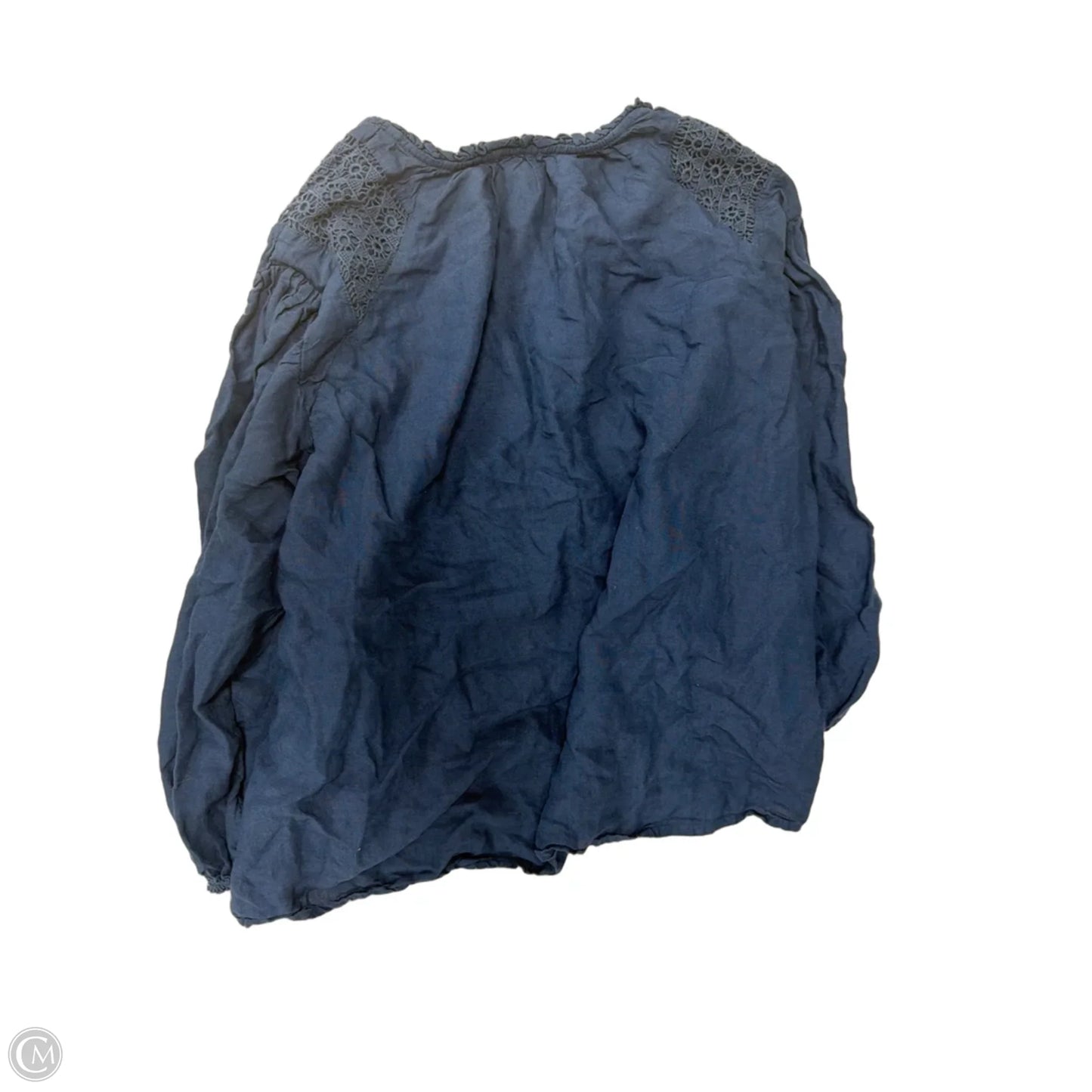 Top Long Sleeve By Sundance In Navy, Size: L