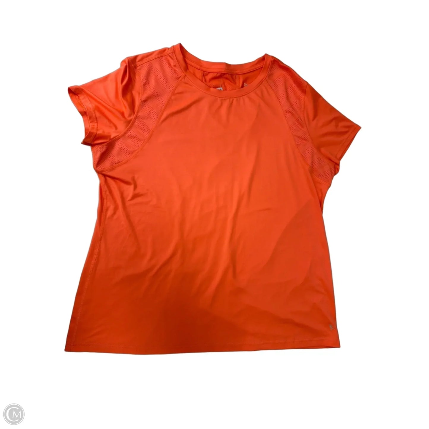 Athletic Top Short Sleeve By Danskin Now In Orange, Size: Xl
