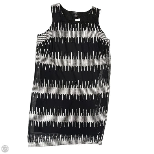 Dress Casual Midi By Alfani In Black & White, Size: 1x