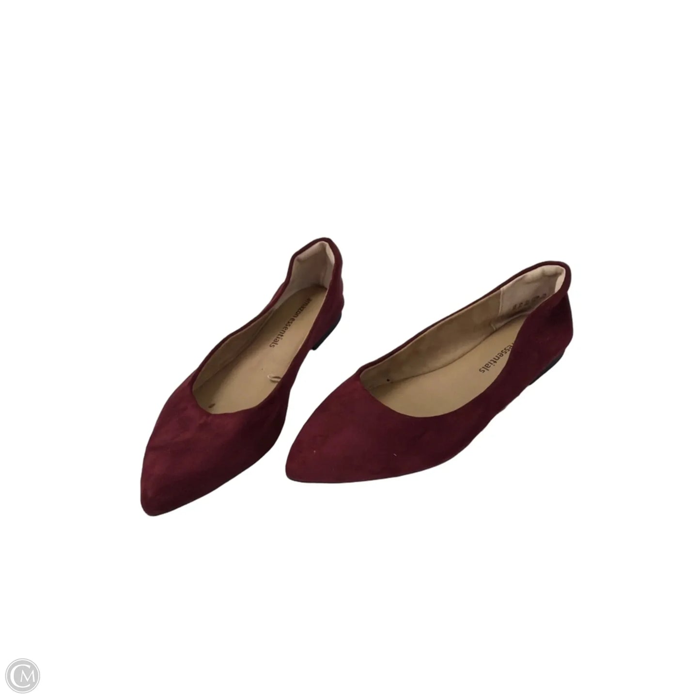 Shoes Flats By Amazon Essentials In Red, Size: 7
