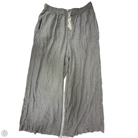 Pants Wide Leg By Max Studio In Striped Pattern, Size: 12