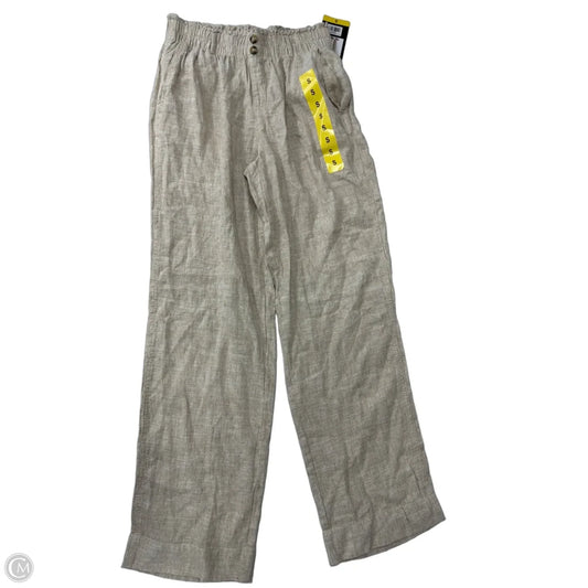 Pants Linen By Briggs In Tan, Size: 4