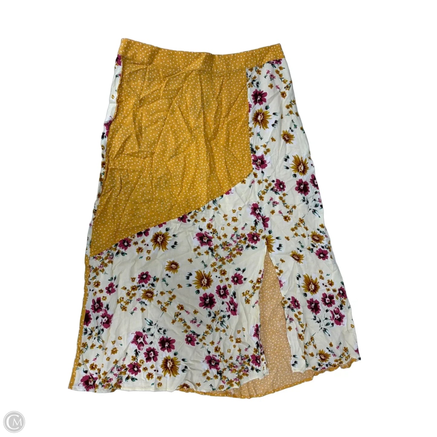 Skirt Midi By Ces Femme In Yellow, Size: L