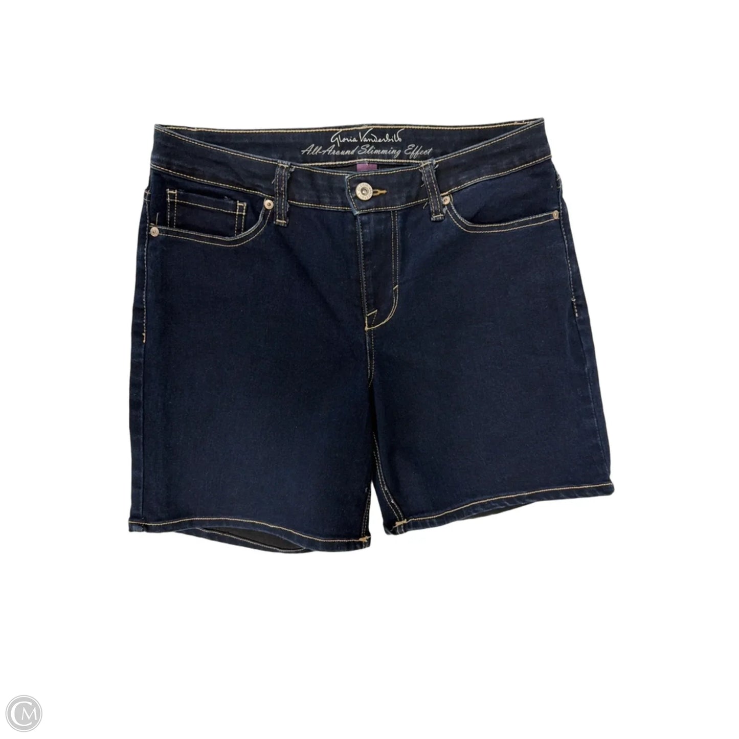 Shorts By Gloria Vanderbilt In Blue Denim, Size: 4