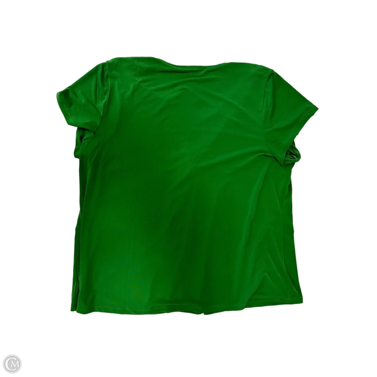 Top Short Sleeve By Lane Bryant In Green, Size: 1x