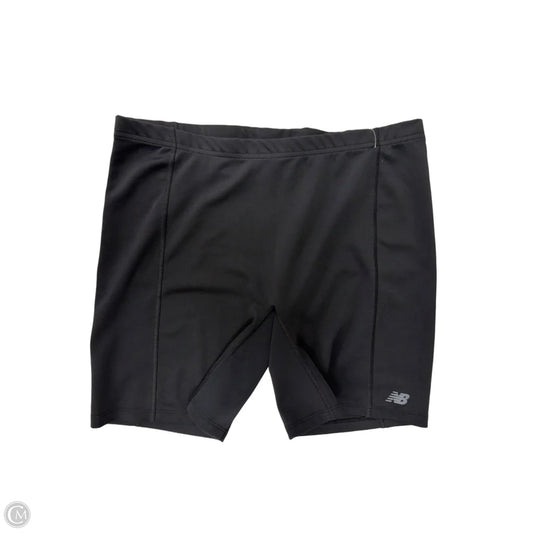 Athletic Shorts By New Balance In Black, Size: Xl