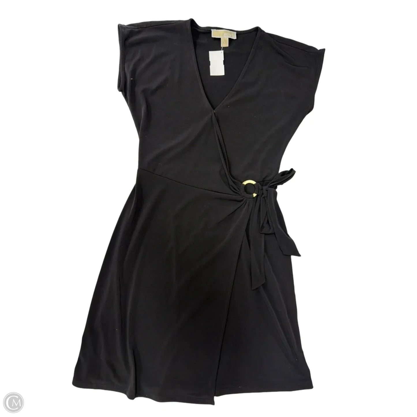 Dress Casual Midi By Michael By Michael Kors In Black, Size: S