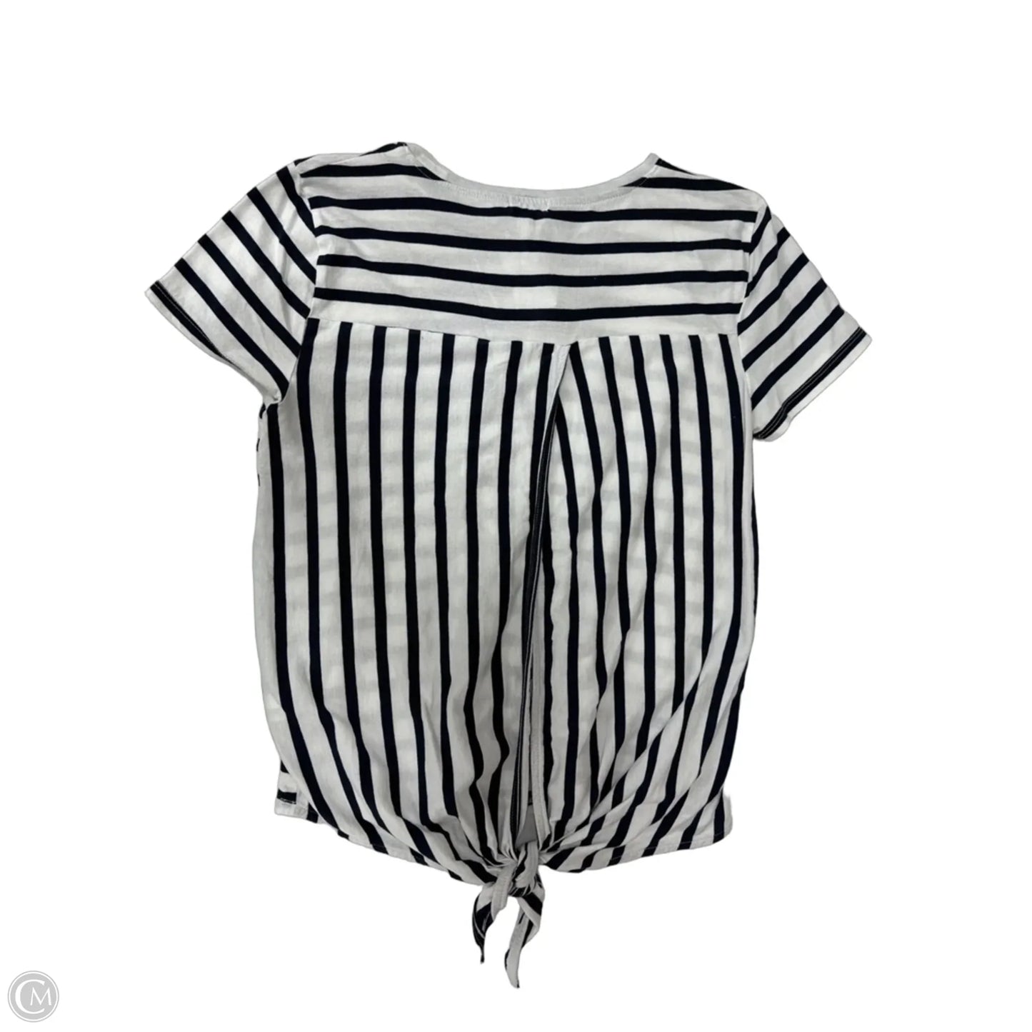 Top Short Sleeve By J. Crew In Striped Pattern, Size: M