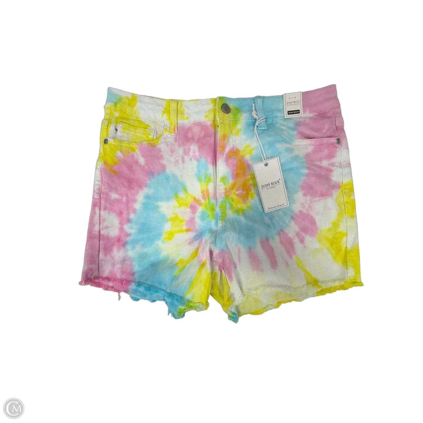 Shorts By Judy Blue In Tie Dye Print, Size: 12