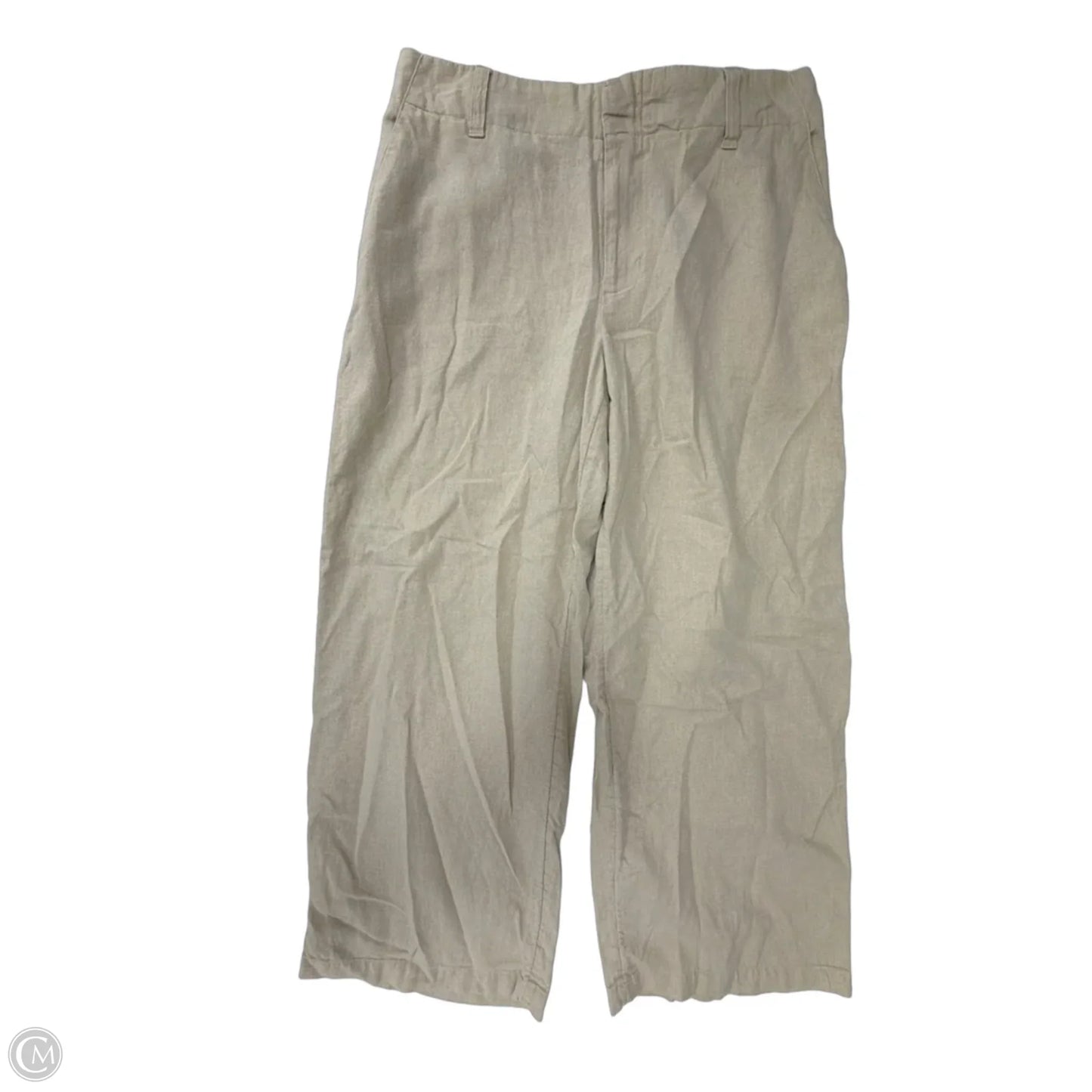 Pants Linen By Lc Lauren Conrad In Tan, Size: 10p