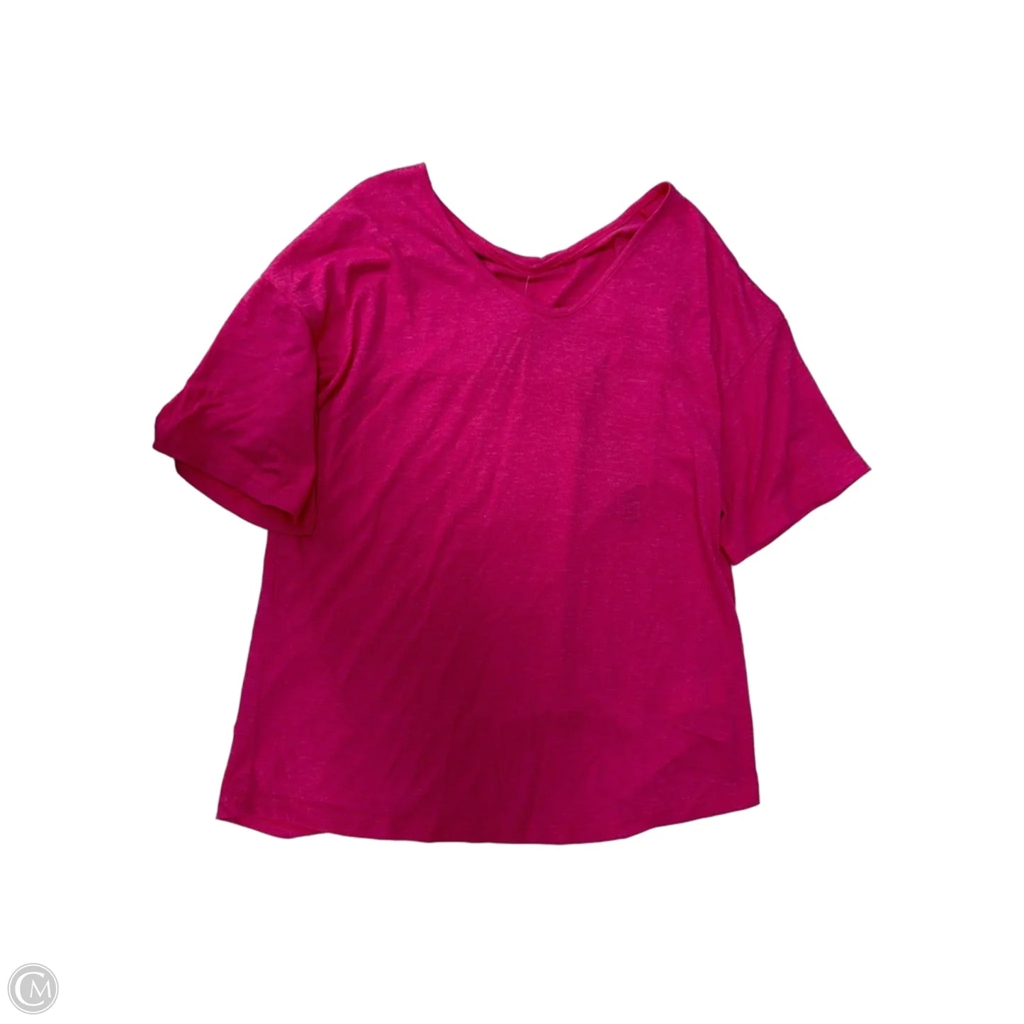 Top Short Sleeve Basic By Clothes Mentor In Pink, Size: M
