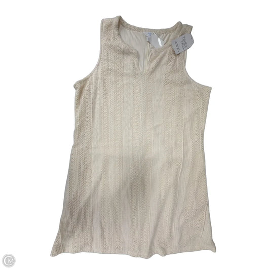 Dress Casual Short By Time And Tru In Cream, Size: 1x