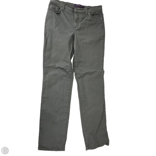Jeans Straight By Gloria Vanderbilt In Grey Denim, Size: 8