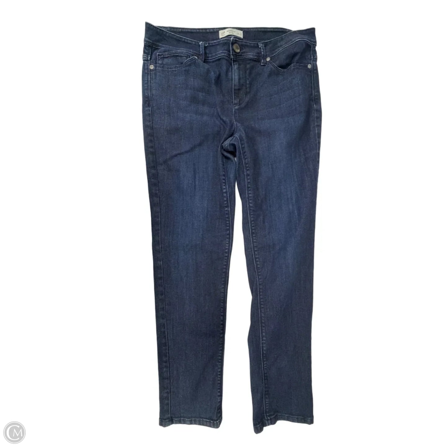 Jeans Straight By J. Jill In Blue Denim, Size: 8