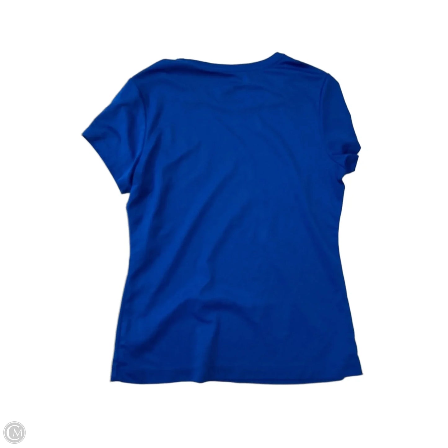 Athletic Top Short Sleeve By Danskin Now In Blue, Size: L