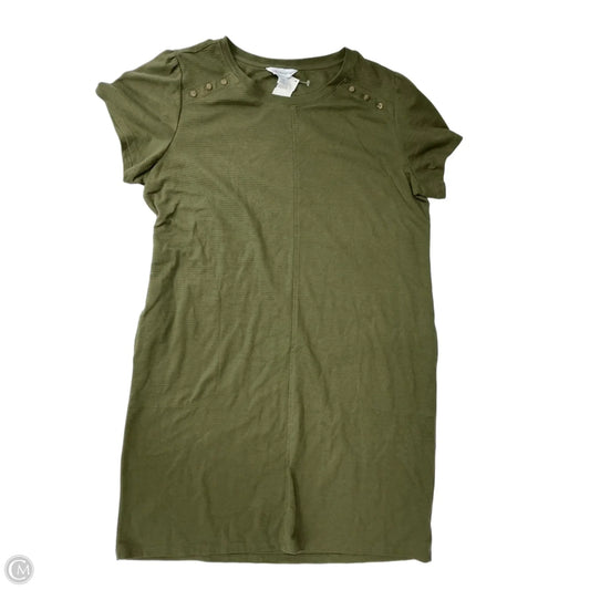 Dress Casual Midi By Liz Claiborne In Green, Size: 1x