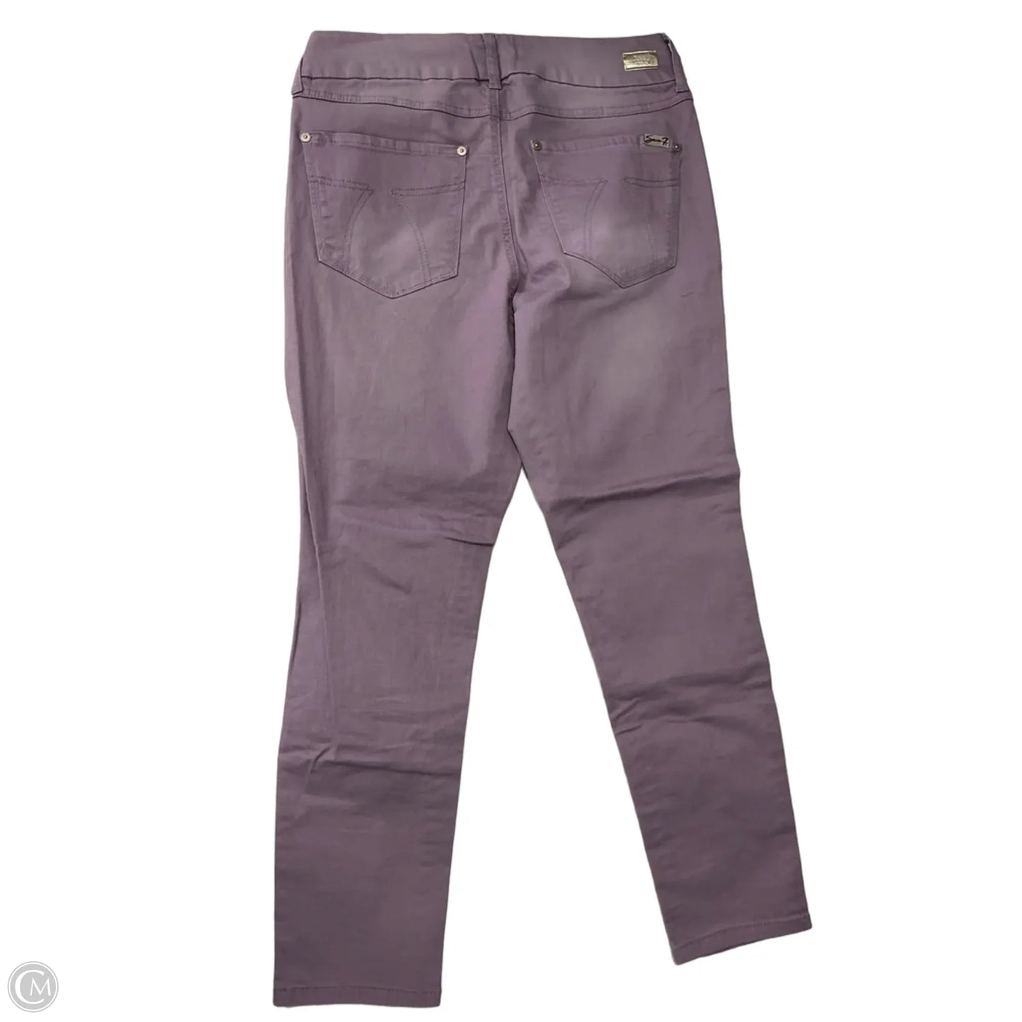 Jeans Skinny By Seven 7 In Purple Denim, Size: 12