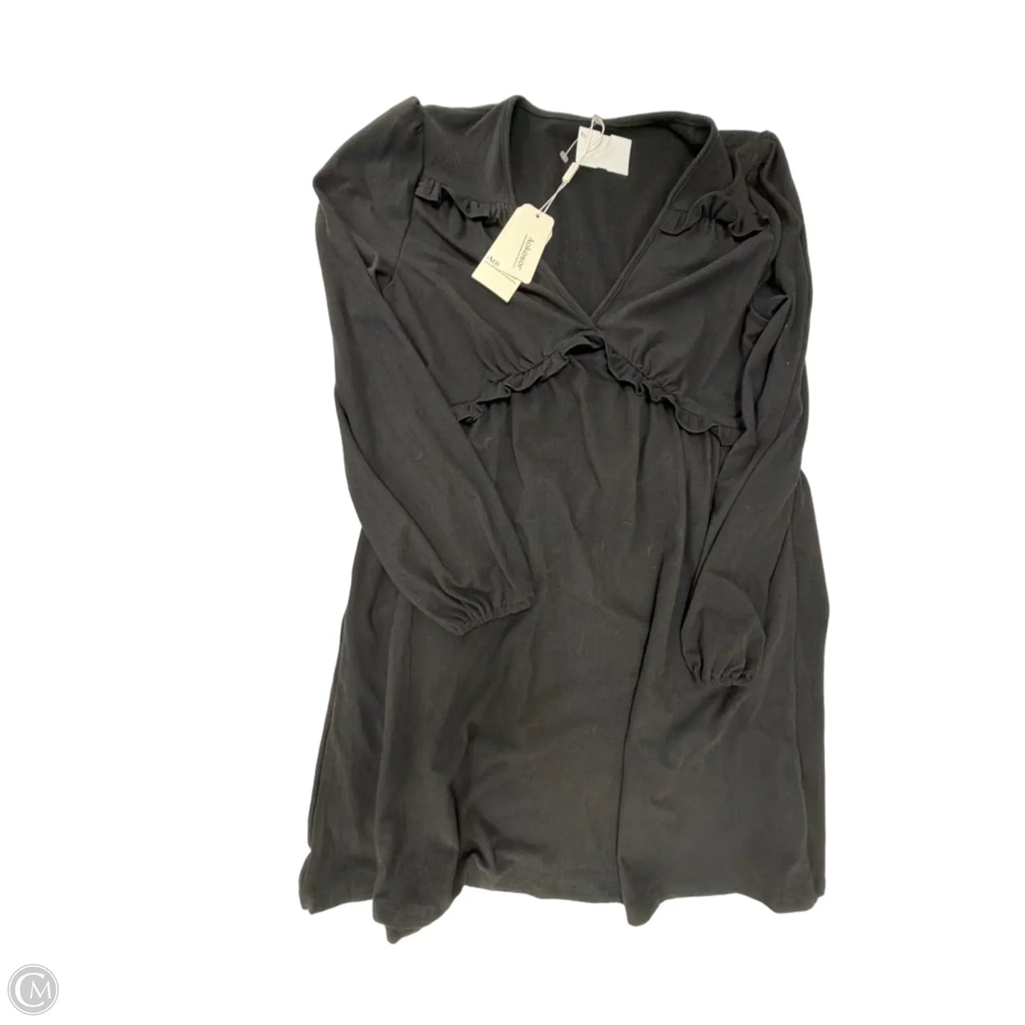 Dress Casual Midi By Cmf In Black, Size: L